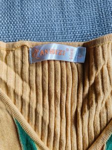 Winter Striped Knit Top