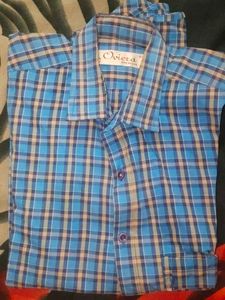 Plaid Button-Down Shirt