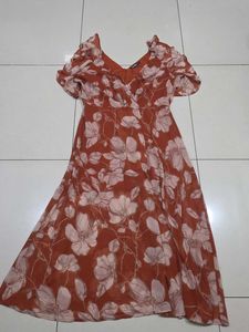 Floral Print Midi Dress