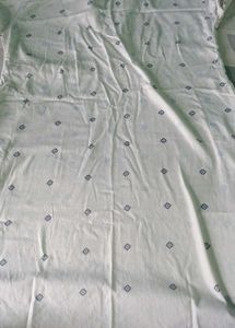 Men&#39;s White Patterned Kurta
