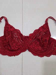 Red Lace Bra
