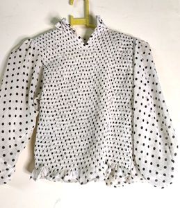 🖤SALE🖤 Korean Polka Dot Top