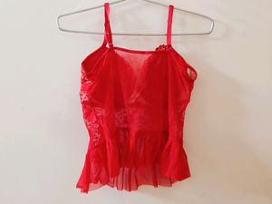 Lace Red Body Suit