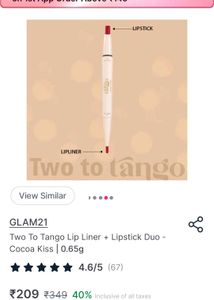 Glam21 Two To Tango Lipstick & Liner