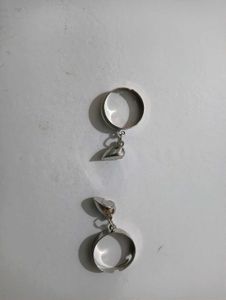 Heart Magnetic Couple Rings