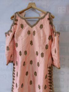 Party Wear Heavy Kurti (4 Inch Margin)