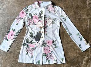 Women Floral Print Skirt &amp; Top Co-Ord Set