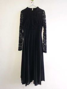 Georgette Black Gown 🖤