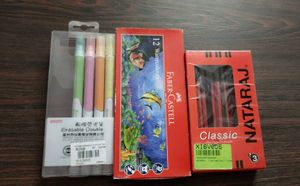 Watercolours, Pen, Erasable Highlighter 💕