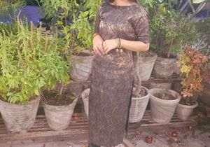 Paisley Print Ethnic Tunic kurta (knee length)