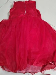Kids flared Red Dress