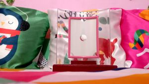 Glass And Wooden Frame