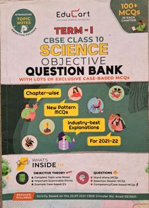 Science EDUCART Question Bank Class 10 CBSE Term 1