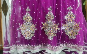 Heavy Work Purple Anarkali Kurta Set