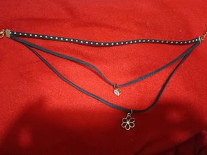 Layered Black Choker