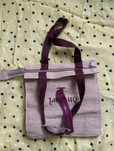 Tanishq Jute Bag For Jewellery