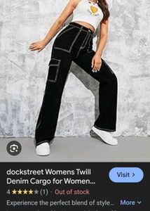 🖤 black Cargo Jeans