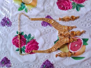 Beautiful Golden Jewellery Set 😍😍