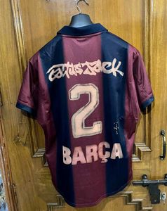 TRAVIS SCOTT NIKE BARCELONA RETRO 2000/01 JERSEY M