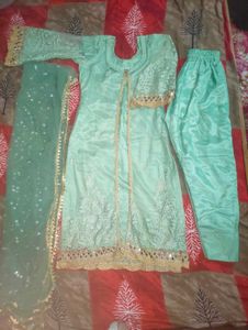 Mint Green Salwar Kameez Suit