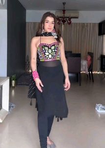 💫🌸 Navratri Special Real mirror Kurti Pant