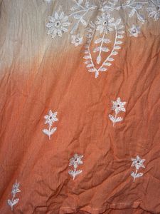 Blue Cotton Blend Kurti