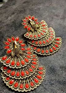 Peacock Earrings