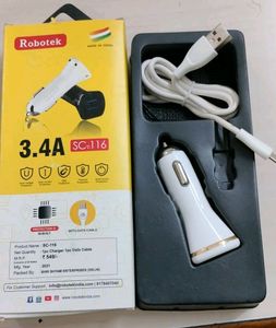 New Car Travel Charger With Data Cable