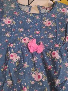 Cute Floral Girls Dress