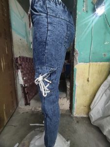 Girls Pants Digine Deinam Pants Side Pocket Digine