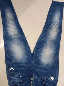 Lotus Embellished Denim Jeans