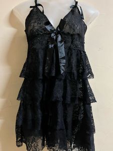 Black Lace Babydoll Lingerie