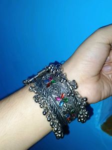 Boho Silver Jingle Bracelet