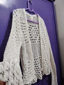 Crochet Knit Cardigan