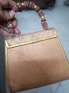 Zaferelli Woven Clutch
