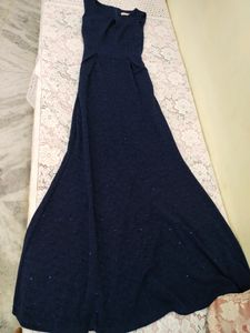 Dark Blue Party Wear Gown