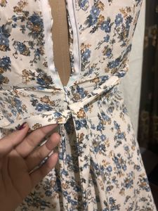 Floral Print Mini Dress💙🌸