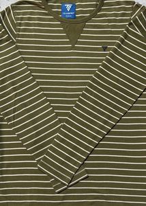 Striped Olive T-Shirt