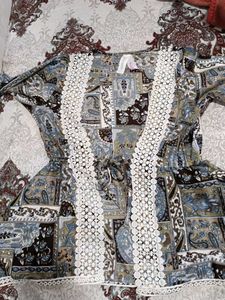 Paisley Print Beach Cover-Up