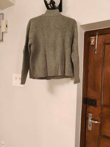 Soft Olive Green Cardigan Sweater