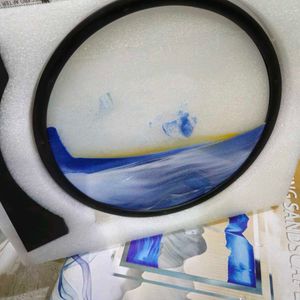 Moving Sand Art 3d Glass Showpiece Home Decor
