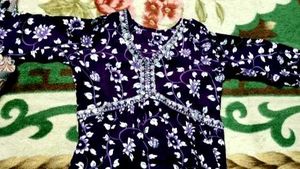 Floral Embroidered Kurti Top