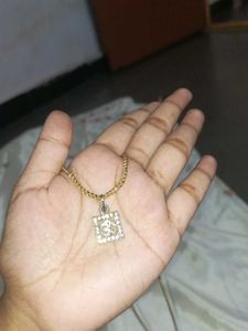 Ohm Gold Plated Chain