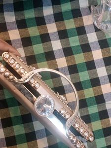 Luxury Golden Floral Pearl Clutch