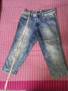 Lee Cooper Distressed  Denim Capris