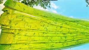 set of three beautiful sarees