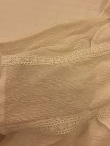 White Ruffle Top