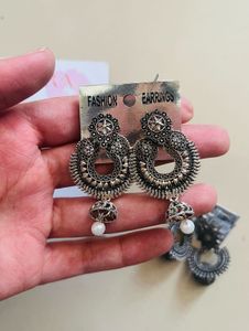 Woman Oxide Earring set of three