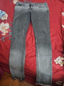 Gray Denim Jeans