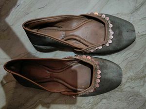 Combo Offer! 1Brown Loafer,2Ethnic Jutti,1 Slipper